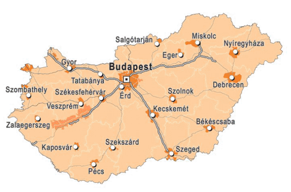 magyarország nagyvárosai térkép Navigációs kit   N800 magyarország nagyvárosai térkép